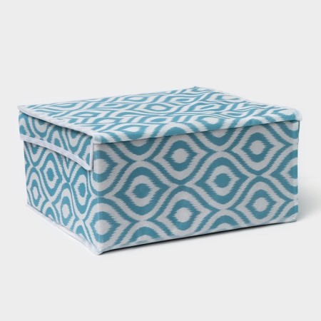 The storage box "Laguna", 30 × 28 × 15 cm, the color turquoise-4