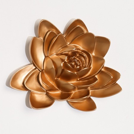 Nasten decor, "lotus" 14 x 15 cm, gold-2
