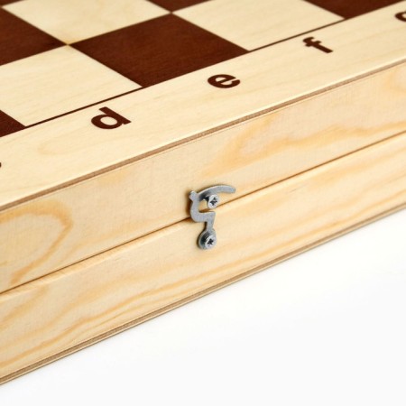 Chess Wooden Grandmaster, tournament 43 x 43 cm, King H-11.6 cm, pawn H-5.6 cm-4