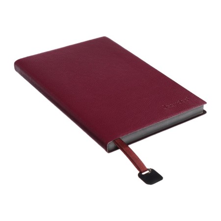 The diary is low, the A6+format, 116 sheets, cage, burgundy light, tonir. cut-3