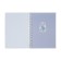 Notebook Gift Book on the comb 80l, line, color block, cover. 3D anime (17.7x13.7cm) 10539