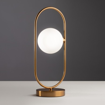 INVERSION table lamp, 1xg9, brass color-9