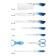 Lenardi knife set, on a stand, 9 items