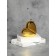 The perfume bottle "Heart", glass, with a spray, 25 ml, golden color