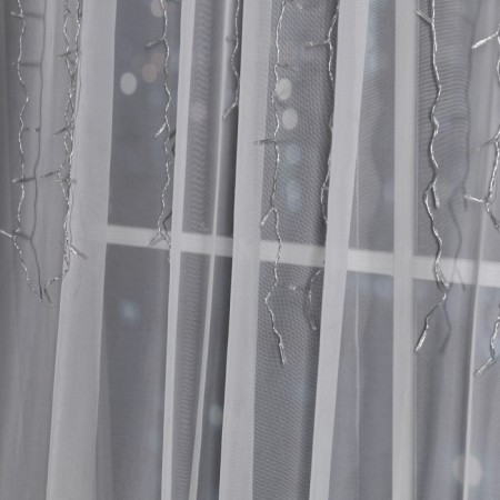 Garland "Curtain" 2 × 1.5 m, IP20, transparent thread, 360 LED, yellow glow, 8 modes, 220 V-4