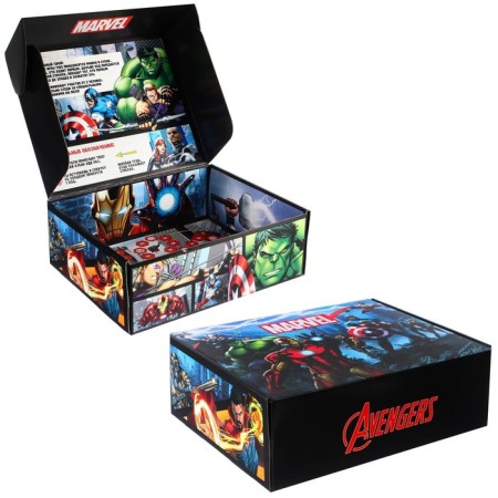 Gift box, folding, 28x21x9 cm, avengers-7