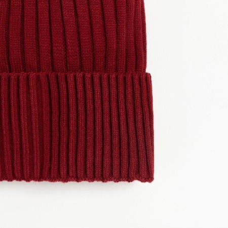 Hat for girls, red color, size 48-52-1