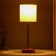 HELP lamp 16011/1 E14 40W wood-chrom 12.5x12.5x42 cm Risalux