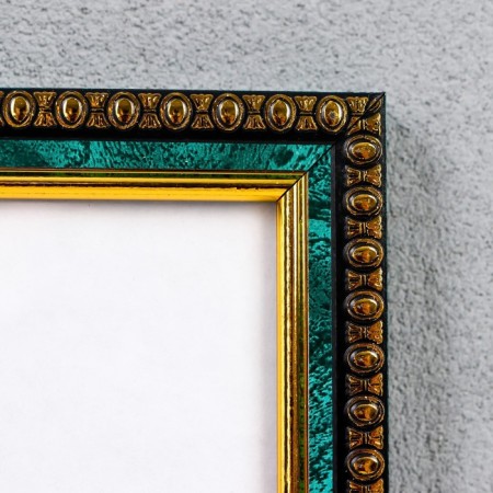 Photo frame plastic 21x30 cm malachite (985)-2