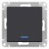 Switch Se Atlasdesign, 10 a, 1 key, IP20, hidden, backlight, carbon, Atn001013