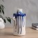 VAZA Ceramics Table "Picasso" (manual painting) explosion jug, 24.5x13 cm, blue-white