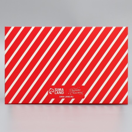 The folding box is 2 cupcake with the window “Happy New Year!”, Mail. 10 x 16 x 10 cm, New Year-5