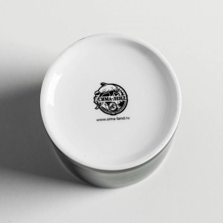 Kashpo ceramic for flowers, Please Grow pot, 8 x 9.5 cm-5