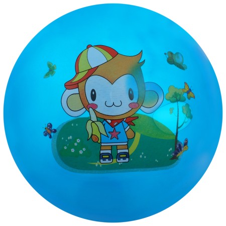 Children's ball zabiaka "animals", d = 22 cm, 60 g, color mix-1