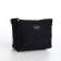 Cosmetic bag a single-flower, 25*7.5*14, lightning department, lining, black