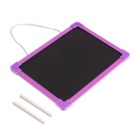 Drawing board double -sided cardboard, marker + chalk + sponge, mix color-5