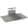 Drying rug for drying dishes with a shelf for the umbra udry 51x17x57 cm shell, dark gray color