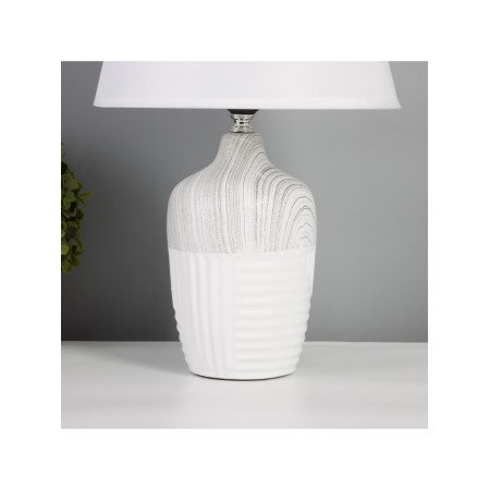 Table lamp "Strict lines" 1x40W E27 white/gray 25x25x40cm-3
