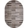 Oval carpet Merinos Valencia Deluxe, size 150x230 cm, color Brown
