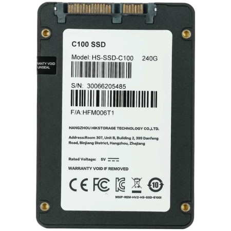 SSD 2.5 "Hikvision C100 240 GB SATA III HS-SSD-C100/240G-1