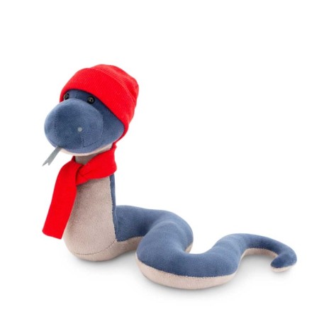 New Year! Soft toy "Snake Hitch", blue color, 20 cm-5