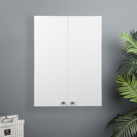 Bathroom hinged cabinet, two shelves, 60 x 24 x 80 cm-2