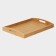 Tray with handles of the share Striata, 41 × 28 × 5 cm, bamboo