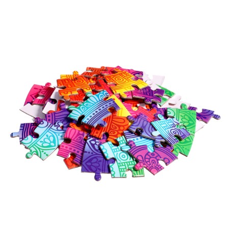 Round puzzle in the thermostaca "Mandala", 77 parts, 350 ml-10