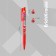 Handle Automatic Erichkrause Colortouch Sweet Love, Node 0.7 mm, Subtle letter, Soft Touch case, Design case, blue ink blue