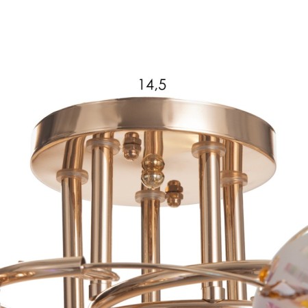 Arten chandelier 5x40W E27 Gold Model: 2600551-4