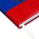 Dated diary 2025, Devente. Flag, a5 168 sheets, a solid cover of leatherette with foam, foil embossing, perforation, liesse, block 70 g/m2