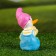 Garden figure "Duckling with a watering can" 10x5.5x16cm