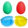 A set of rattles "testicles and castanets", 4 pcs, color mix, crush me