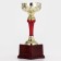 Cup 133C, award figure, gold, plastic stand, 19 × 7.5 × 7.3 cm.