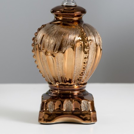 Filicia table lamp E14 40W chocolate-gold 20x20x34cm Risalux-3