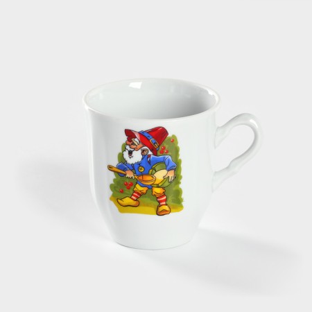 Porcelain mug "Lesovichok", 220 ml, D = 8.2 cm, MIX drawing