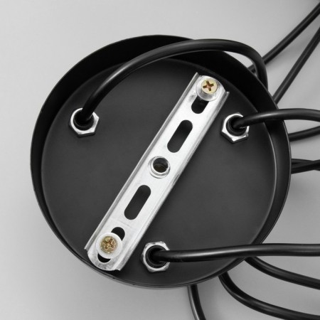 Lamp Bayerlux "Dixie" 3he27 40W Black 45x45x22-122cm-7
