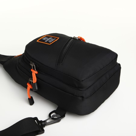 Lightning bag-bag, external pocket, black color-3