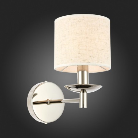 Wall lamp ST LUCE. SL1752.101.01. Pilonne. 1x40 W, E14, 15x29 cm, Nickel color-2
