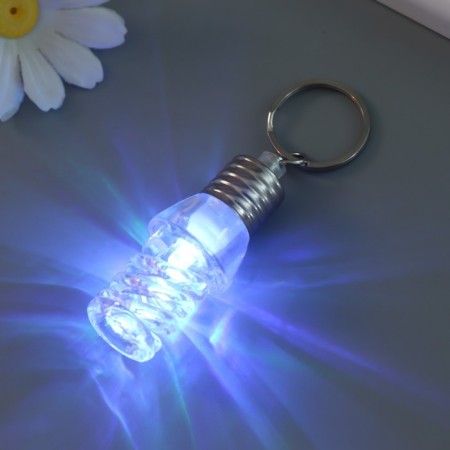 Light light on the ring "Spiral transparent lamp" flashes 2x2x7cm-1