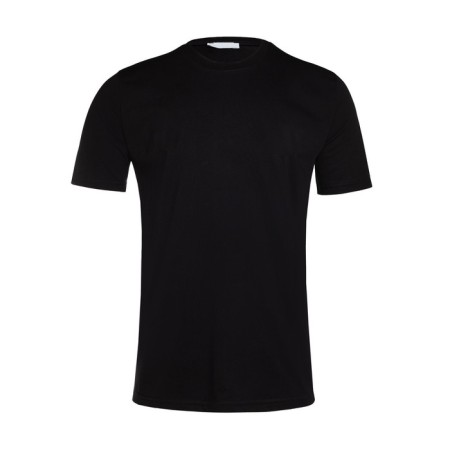 T -shirt male, black color/print mix, size l-7