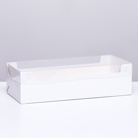Box for roll white, 30 x 11 x 8 cm
