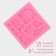 Mold "New Year's Elements", silicone, 7.5 × 7.5 cm, pink color