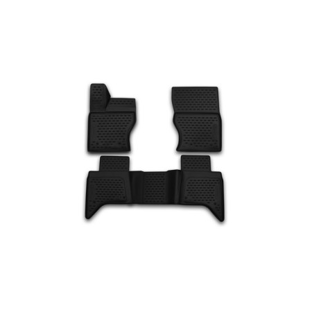 3D mats in Land Rover Range Rover, 2015-2016, 4 pcs. (polyurethane)