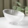 Glass salad "Orion", 1.7 l, d = 22 cm, the color is transparent