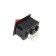 Clivant switch Rexant RWB-201, 250 V, 6A (2C), on-off, mini, red