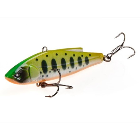 The wobbler is sinking. Vertical. LJ Pro Series Vib S, 5.8 cm, color 137