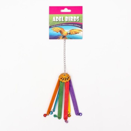 Игрушка для птиц "Веселая карусель", микс-6