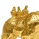 Decorative "Giraffe with parrots", 260 × 80 × 220 mm, gold color
