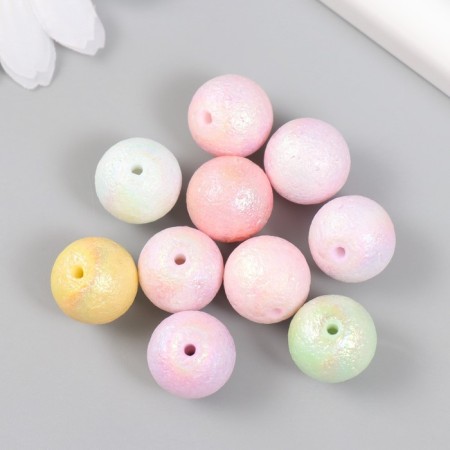Busina Plastic for creativity "Textory ball. Purley" mix 1.6x1.6x1.6 cm